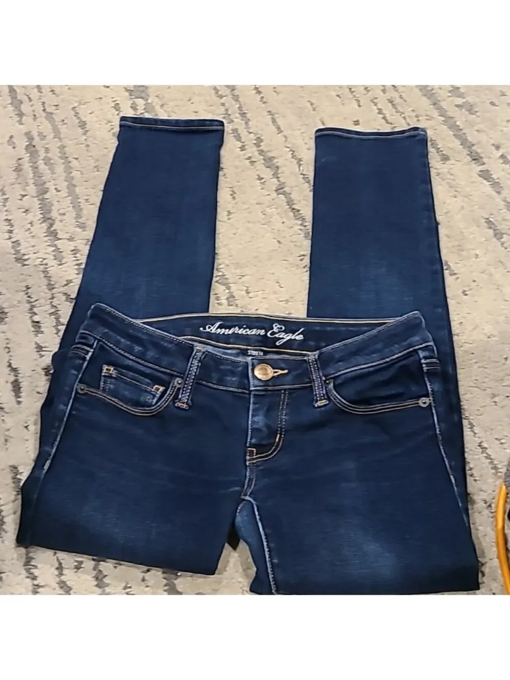 American eagle stretch skinny jeans 4 short
